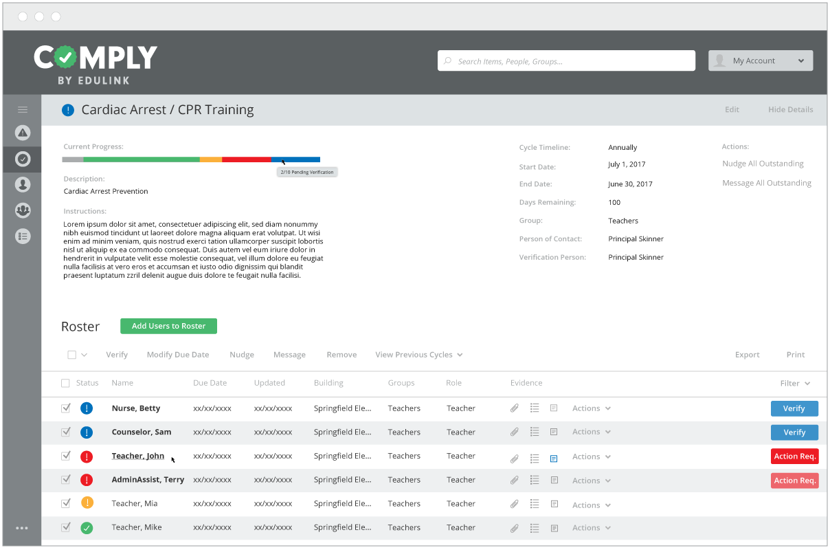 Comply Application