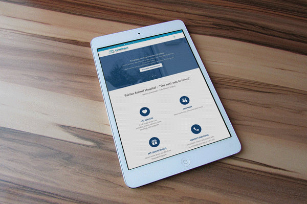 Fairfax Animal Hospital Website Redesign